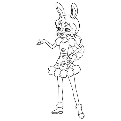 Página para colorear Enchatimasl Bri dibujo para colorear gratis de Enchantimals Coloring Pages