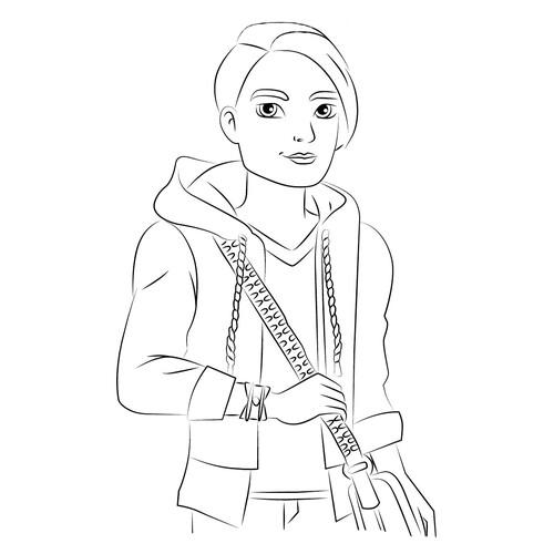 Hunter Huntsman Coloring Page free printable Ever After High Coloring Pages coloring page