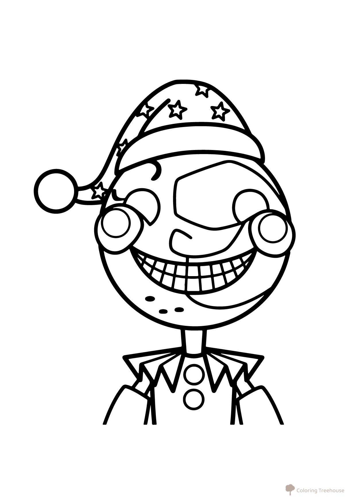 Página para colorear de Mundrop de FNaF dibujo para colorear gratis de Páginas para colorear de los animatrónicos de FNAF