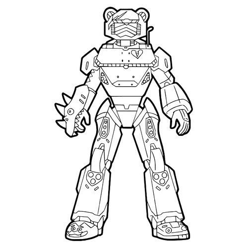 Página para colorear Fortnite: Capitán del equipo de robots dibujo para colorear gratis de Páginas para colorear de Fortnite