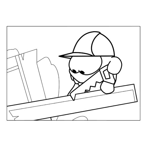 Am Nyam Coloring Page with Saw free printable Om Nom Coloring Pages coloring page