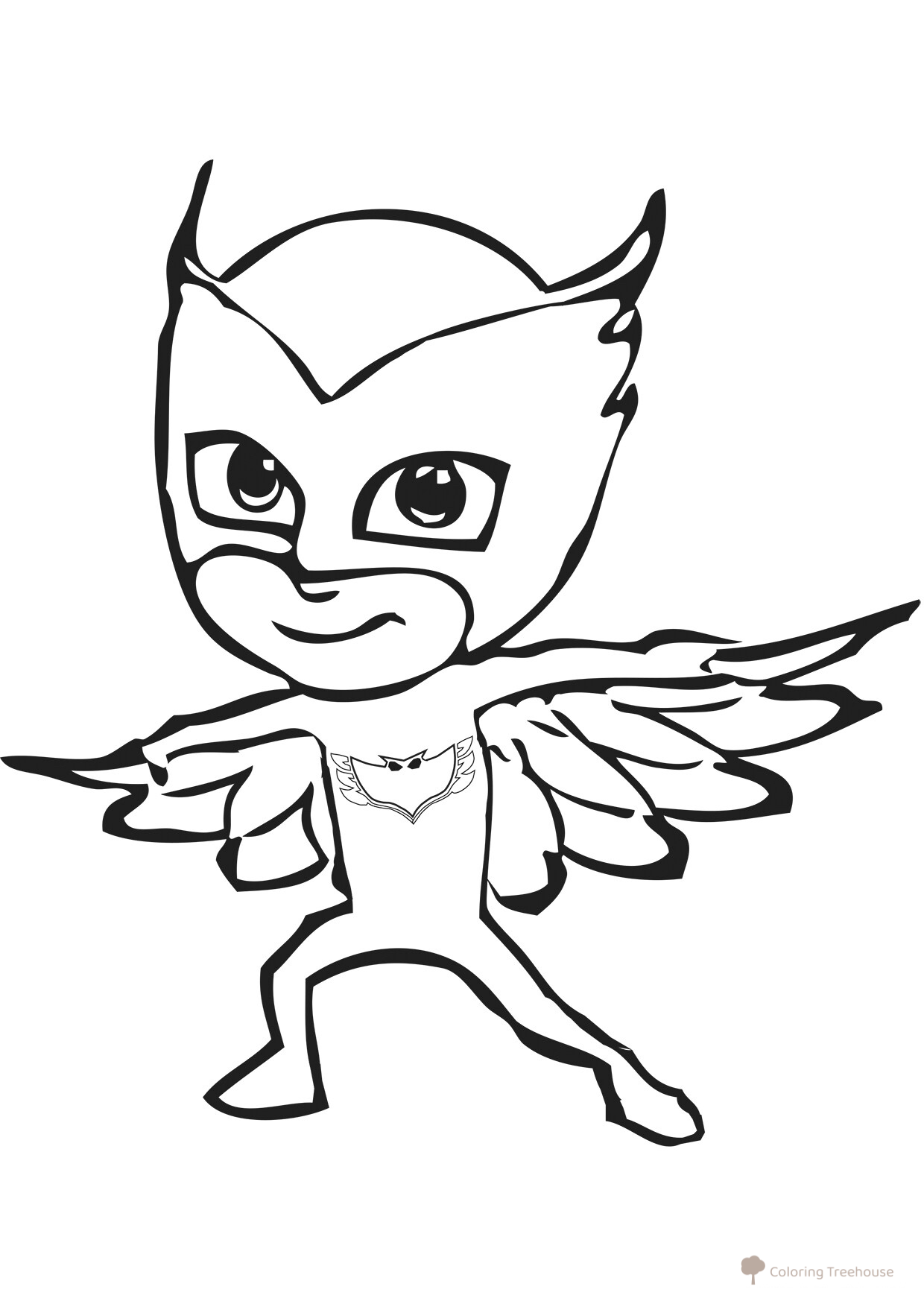 Alett - página para colorear dibujo para colorear gratis de Pj Masks: páginas para colorear de los héroes enmascarados