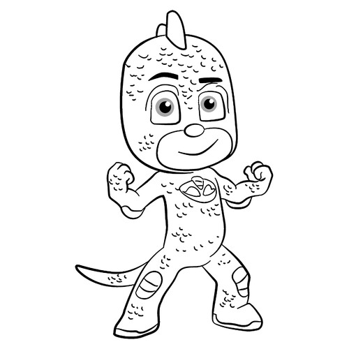 PJ Masks Gekko Coloring Page free printable PJ Masks Coloring Pages coloring page