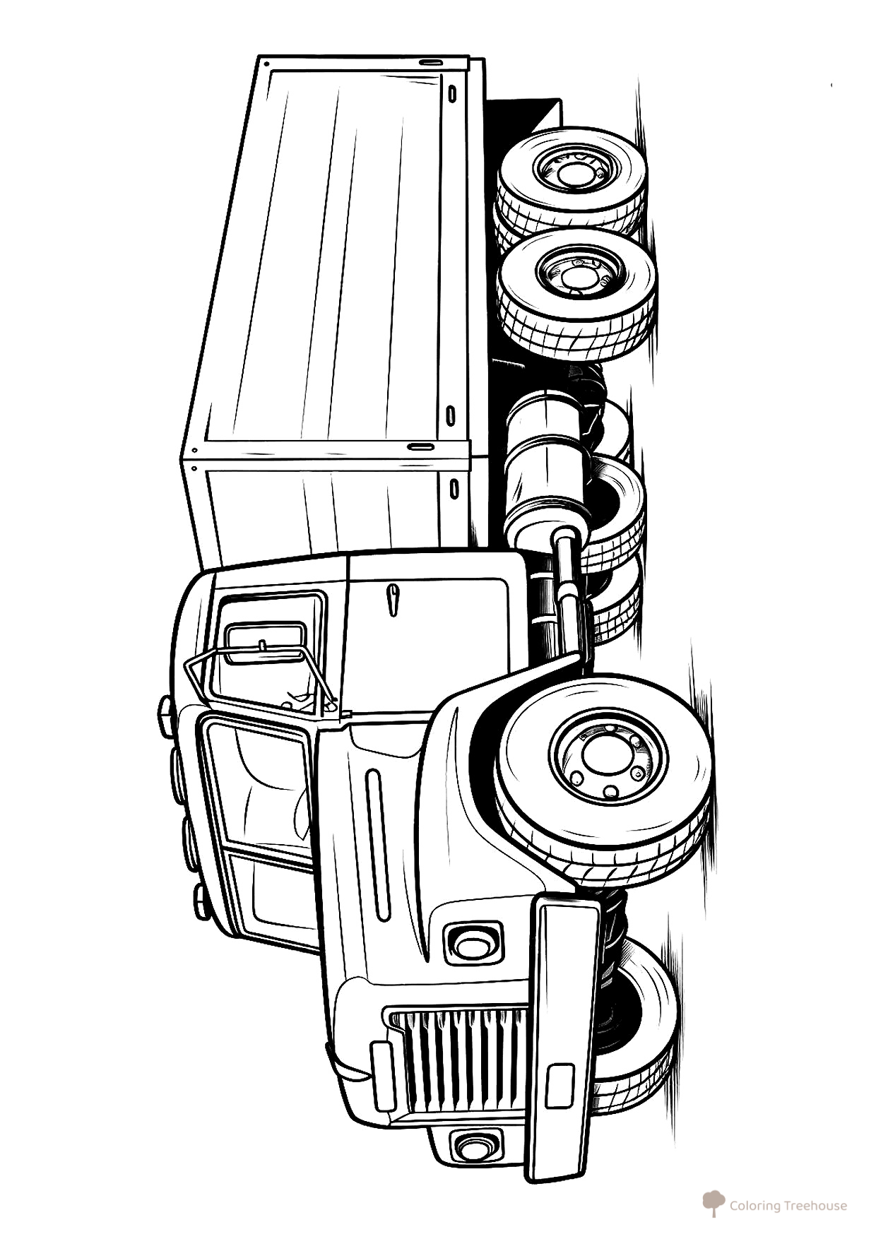Old Truck Coloring Page free printable Truck Coloring Pages coloring page