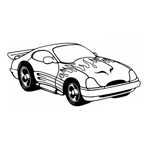 Simple Hot Wheels Coloring Page free printable Hot Wheels Coloring Pages coloring page