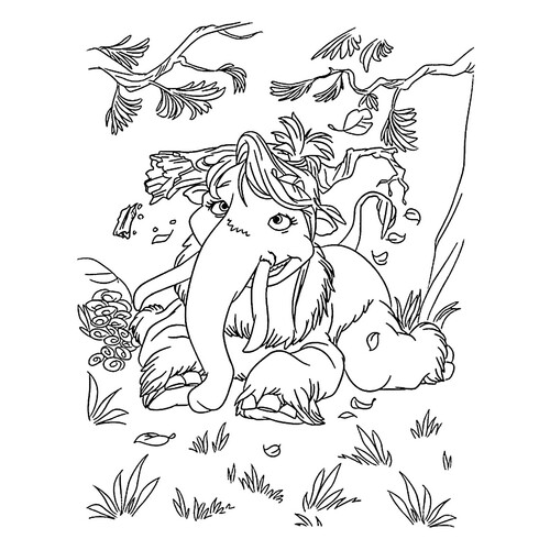 Página para colorear: Persik de La era de hielo dibujo para colorear gratis de Ice Age: Collision Course Coloring Pages