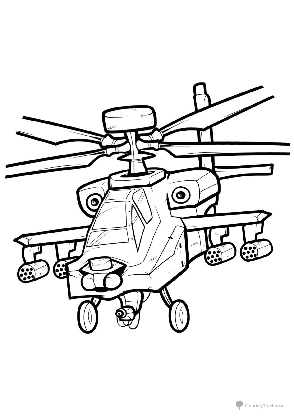 Military Helicopter Coloring Page free printable February 23 Coloring Pages coloring page