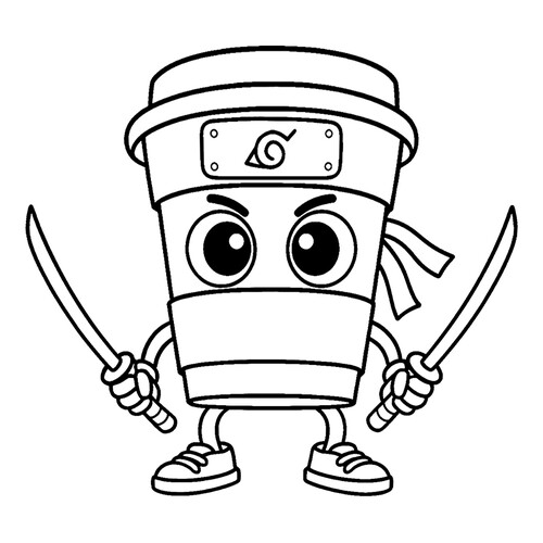 Cappuccino Assassin Coloring Page free printable Italian Animal Meme Coloring Pages coloring page