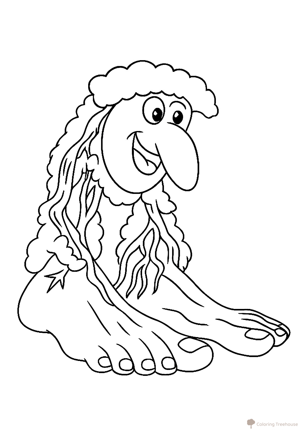Página para colorear «Feliz Brr Brr Patapim» dibujo para colorear gratis de Páginas para colorear: memes italianos con animales
