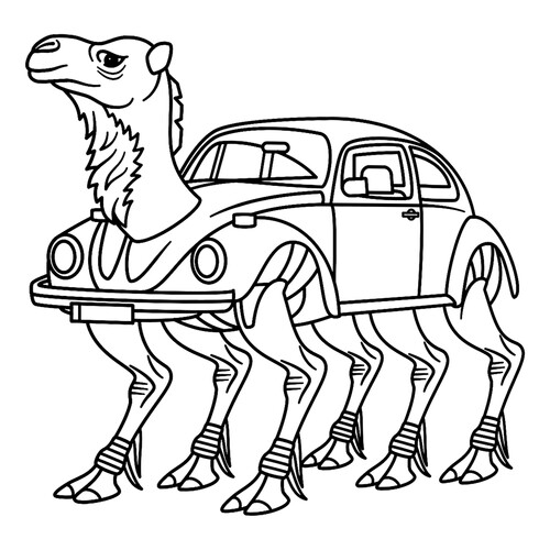 Libro para colorear «Trakutulutulu delapeladustuz» dibujo para colorear gratis de Páginas para colorear: memes italianos con animales