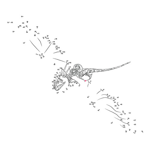 Astrid and Gromgilda Dot-to-Dot Coloring Page free printable How to Train Your Dragon Coloring Pages coloring page