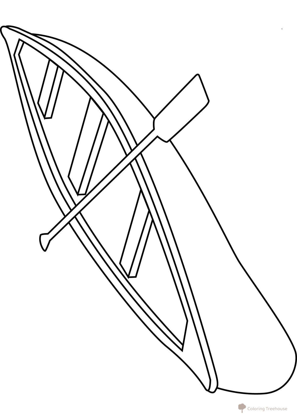 Lámina para colorear: Barco dibujo para colorear gratis de Páginas para colorear: barcos