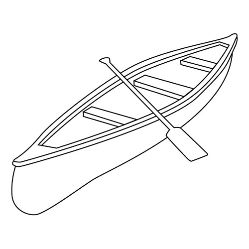 Lámina para colorear: Barco dibujo para colorear gratis de Páginas para colorear: barcos