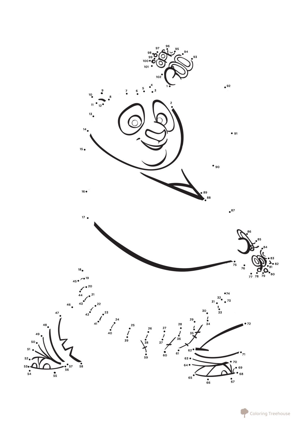 Master Po Coloring Page free printable Kung Fu Panda 3 Coloring Pages coloring page