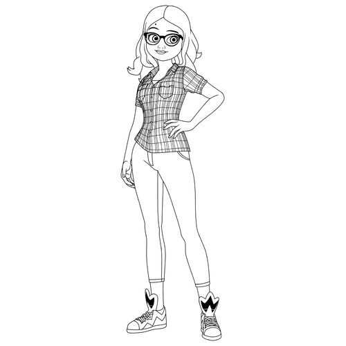 Alya Sezer Full-Body Coloring Page free printable Miraculous Ladybug and Cat Noir Coloring Pages coloring page