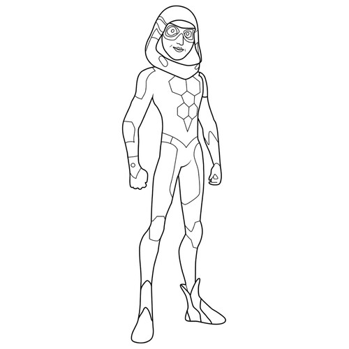 Página para colorear: Nino como Karapas dibujo para colorear gratis de Páginas para colorear de Ladybug y Cat Noir