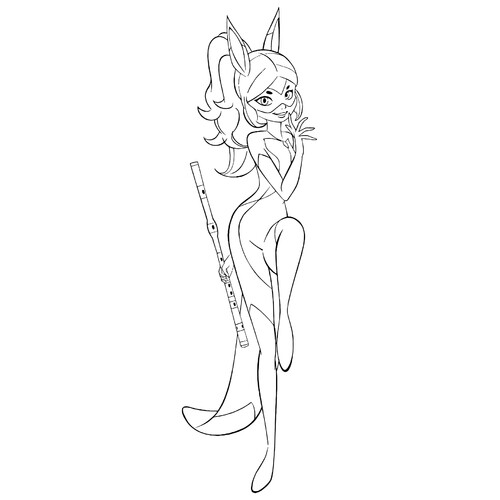 Rena Ruzh - página para colorear dibujo para colorear gratis de Páginas para colorear de Ladybug y Cat Noir