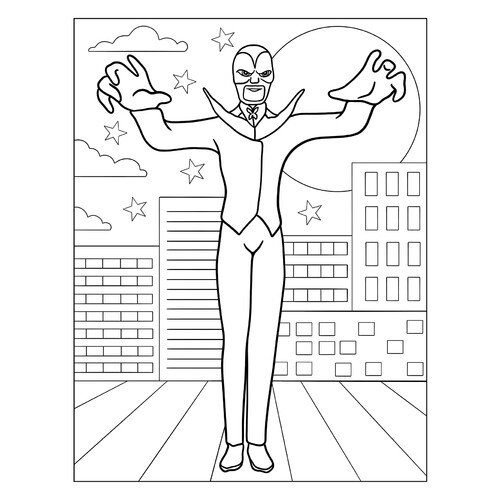 Evil Moth Coloring Page free printable Miraculous Ladybug and Cat Noir Coloring Pages coloring page