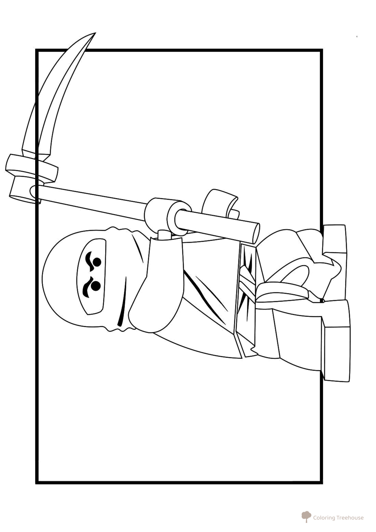 Ninjago Cole Coloring Page free printable LEGO Ninjago Coloring Pages coloring page
