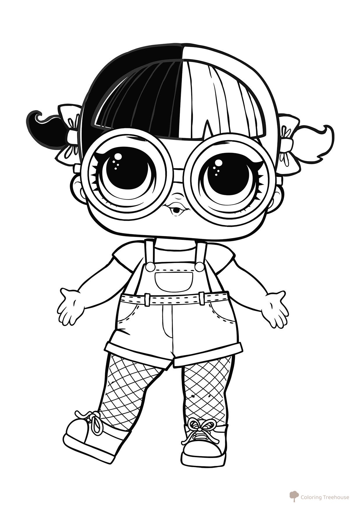 Página para colorear: LOL Bebé del Vecindario dibujo para colorear gratis de Páginas para colorear de las muñecas L.O.L.