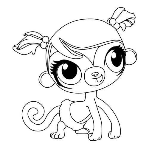Раскраска Минка Марк dibujo para colorear gratis de Páginas para colorear «Mi pequeña tienda de mascotas»