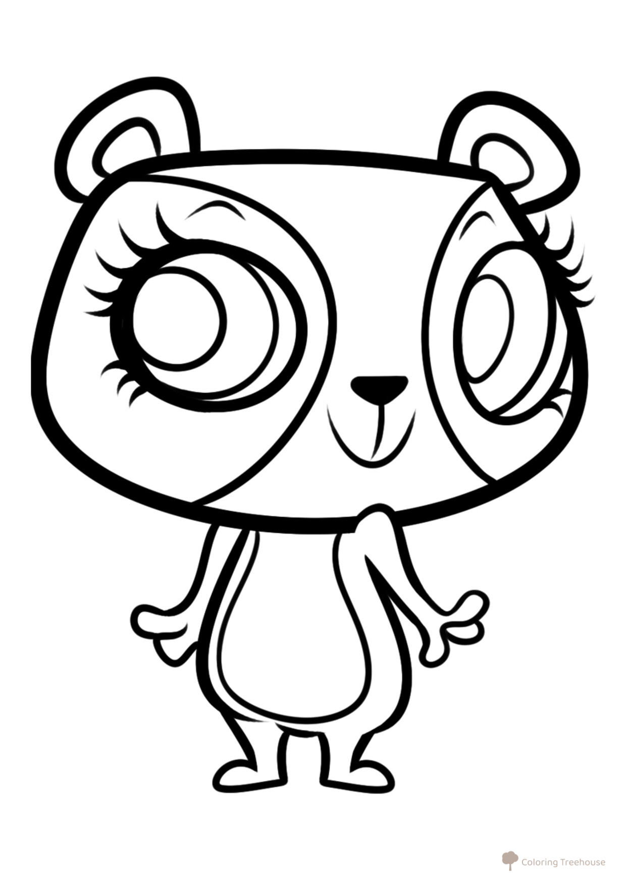 Penny Ling Coloring Page free printable My Little Pet Shop Coloring Pages coloring page
