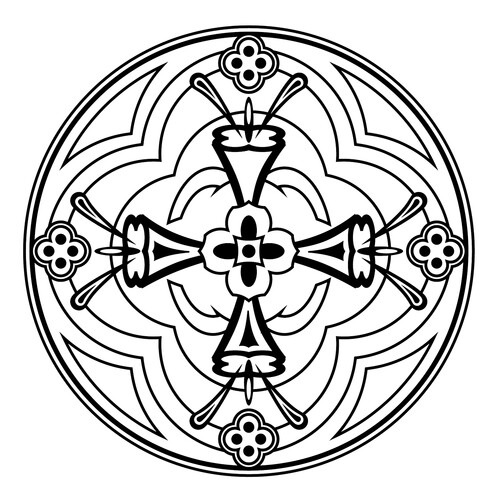 Festive Zendala Coloring Page free printable Mandala Coloring Pages coloring page