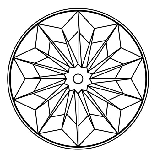 Corner Zendala Coloring Page free printable Mandala Coloring Pages coloring page