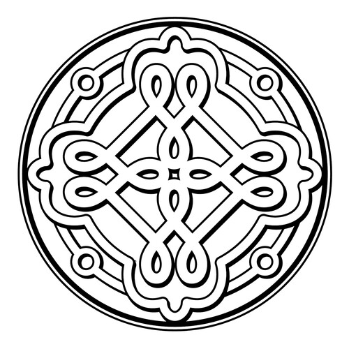 Zendala Flourish Coloring Page free printable Mandala Coloring Pages coloring page
