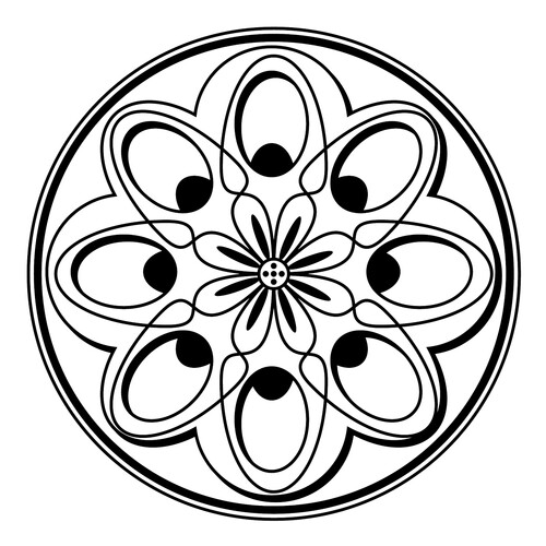 Spring Zendala Coloring Page free printable Mandala Coloring Pages coloring page