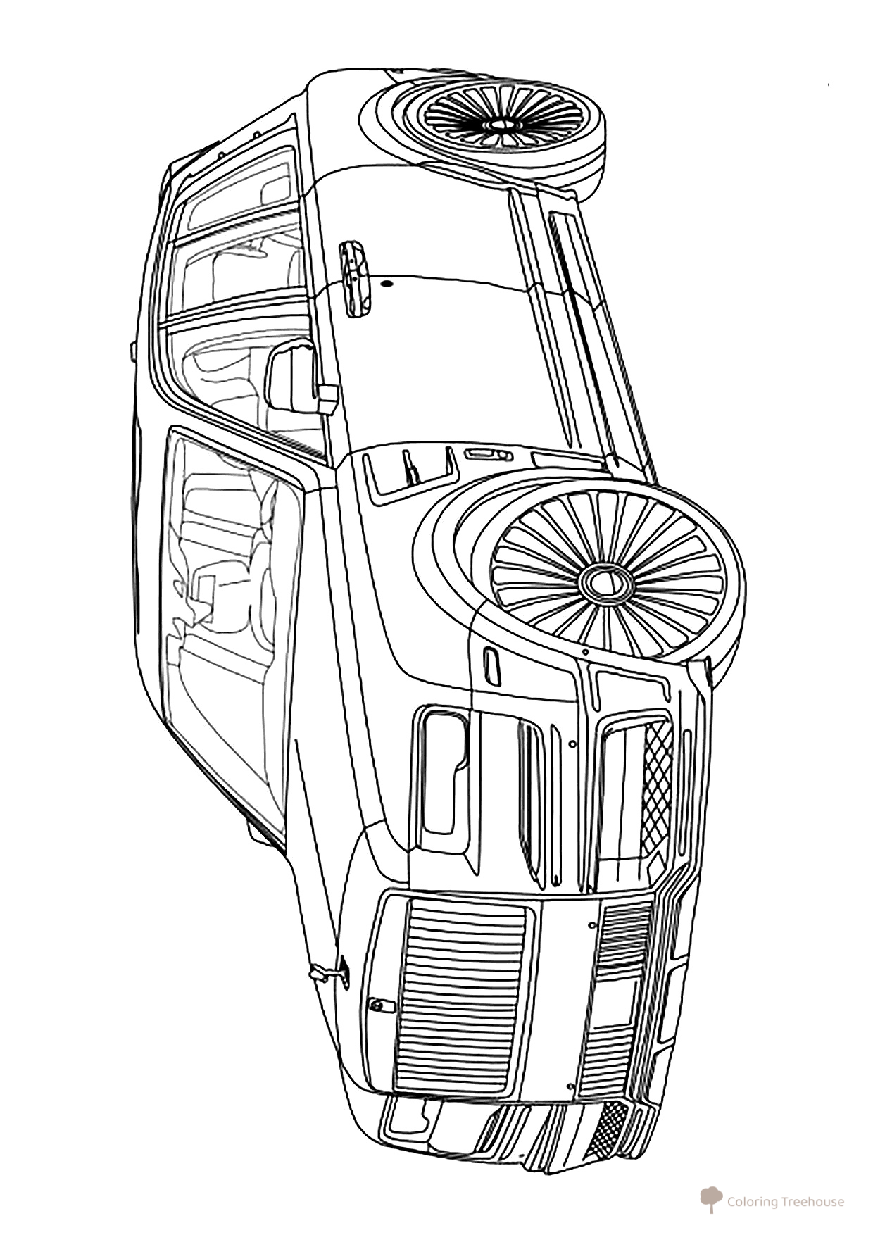 Rolls-Royce Cullinan Coloring Page free printable Car Coloring Pages coloring page