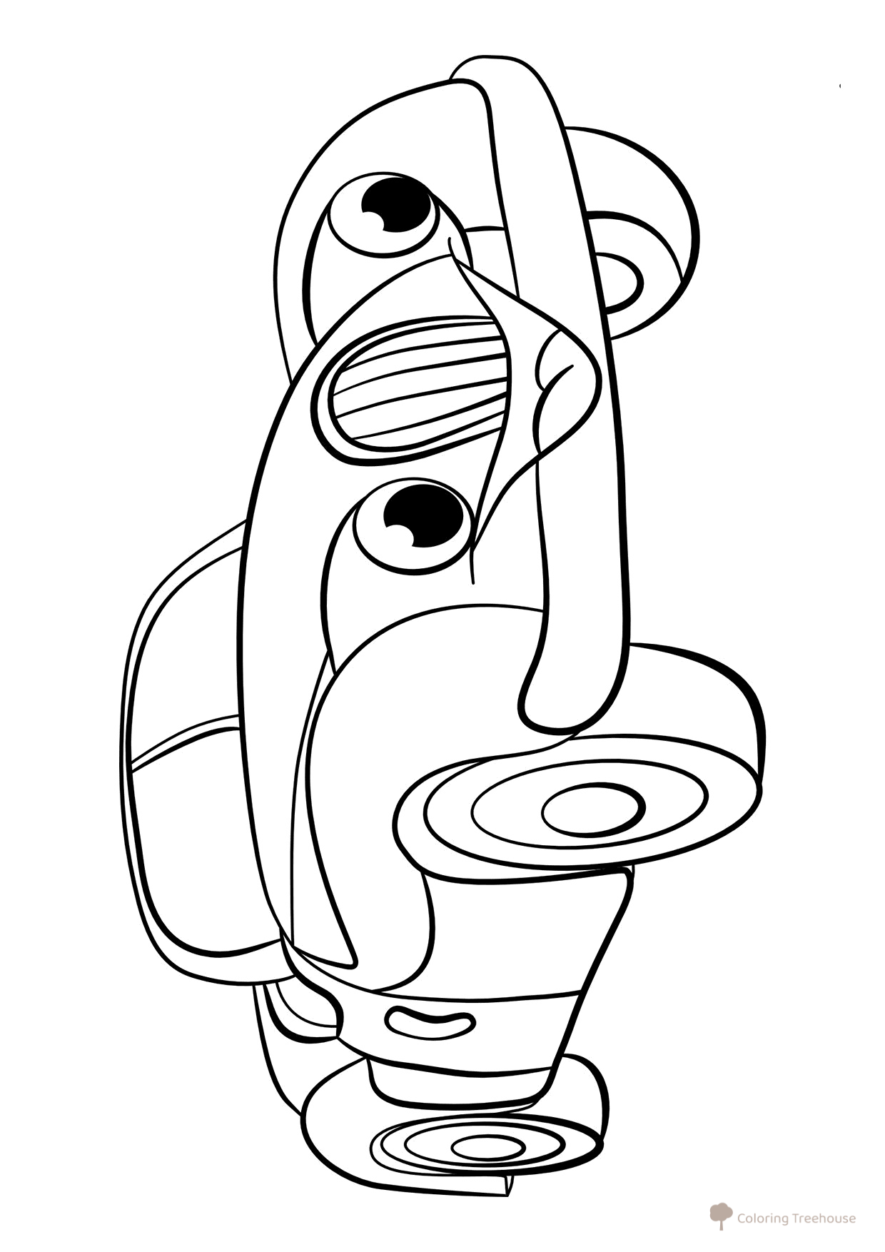 Old Car Coloring Page free printable Car Coloring Pages coloring page