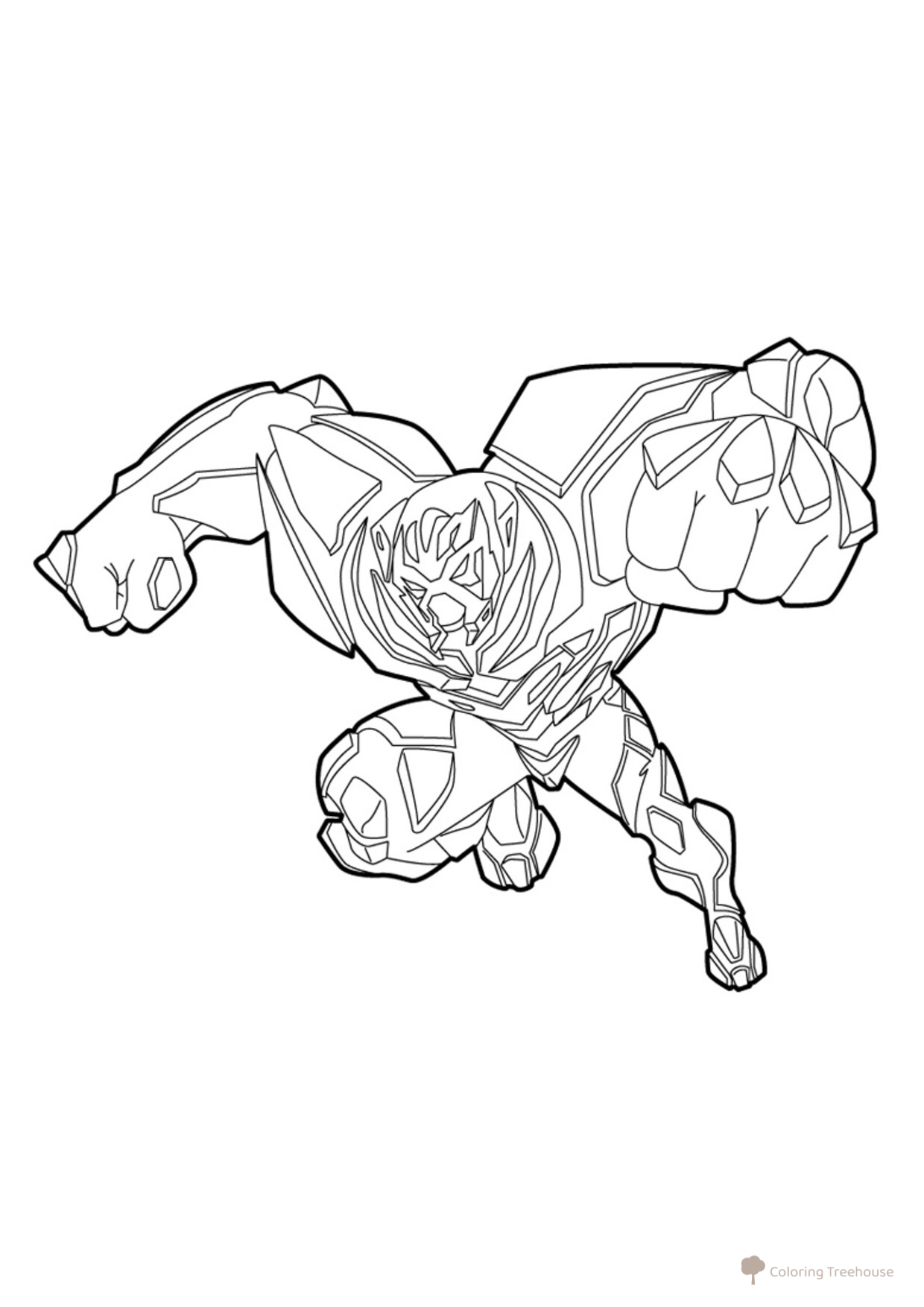 Dredd's Attack Coloring Page free printable Max Steel Coloring Pages coloring page