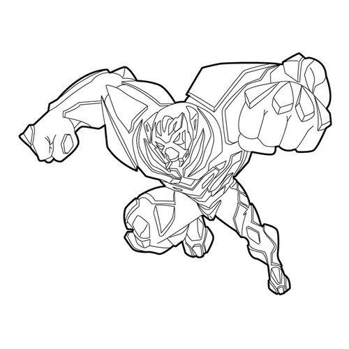 Dredd's Attack Coloring Page free printable Max Steel Coloring Pages coloring page