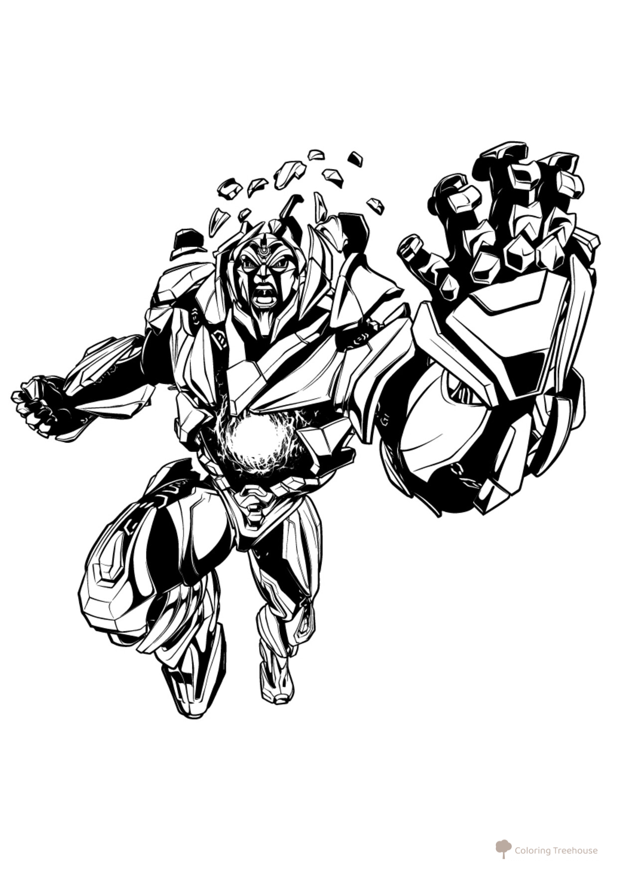 Makino Coloring Page free printable Max Steel Coloring Pages coloring page