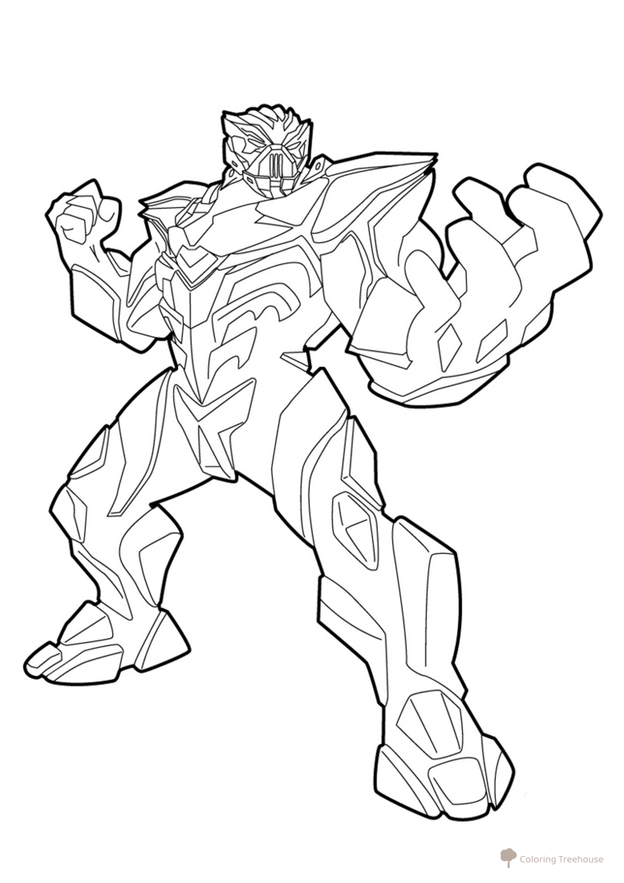 Página para colorear Miles Dredd dibujo para colorear gratis de Páginas para colorear de Max Steel