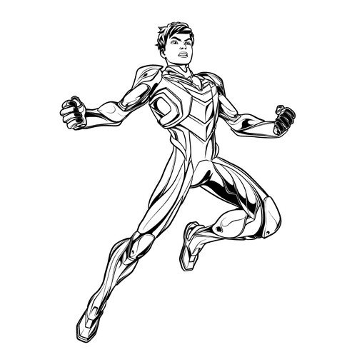 New Max Steel Coloring Page free printable Max Steel Coloring Pages coloring page
