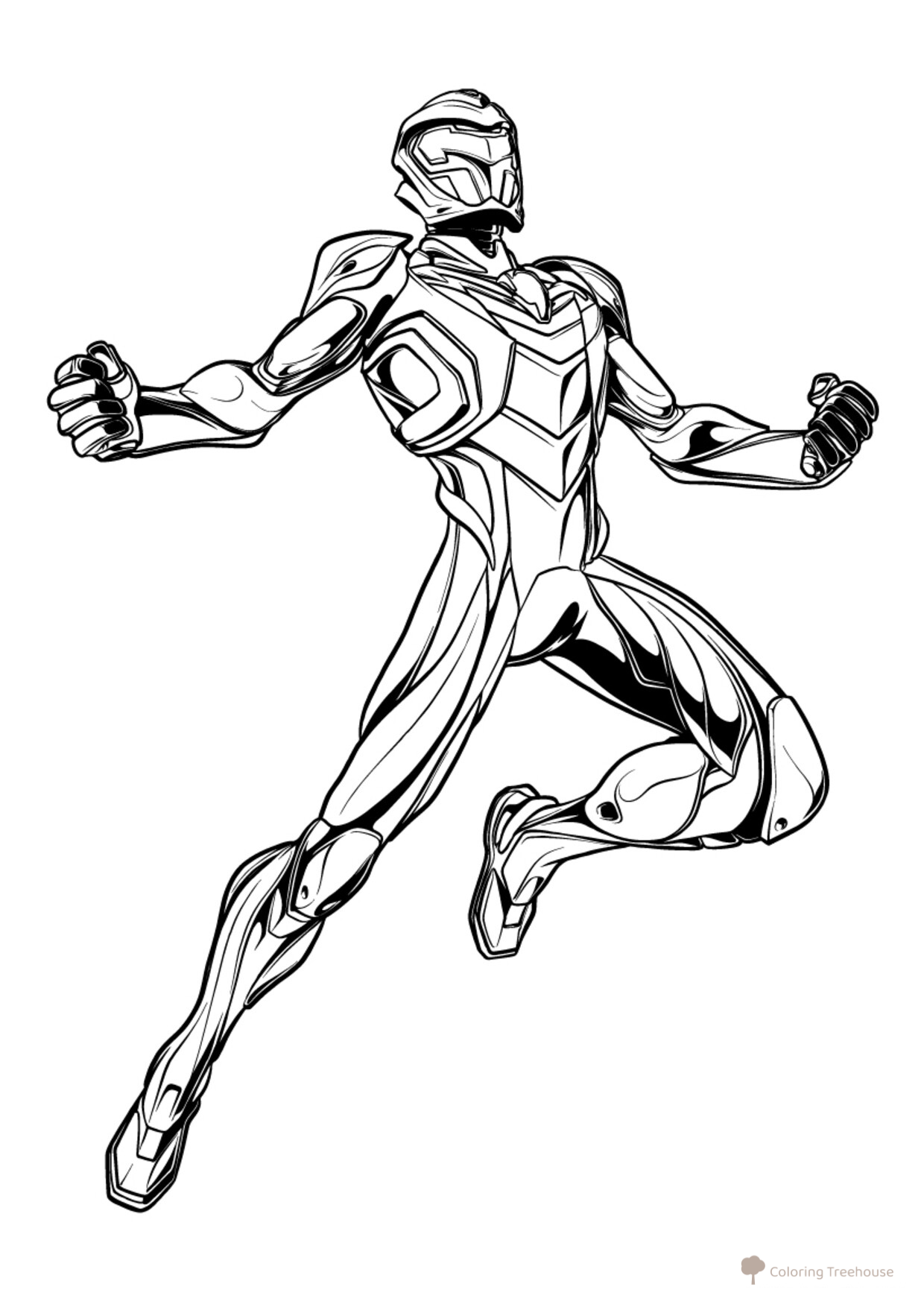 Página para colorear: Superhéroe Max Steel dibujo para colorear gratis de Páginas para colorear de Max Steel