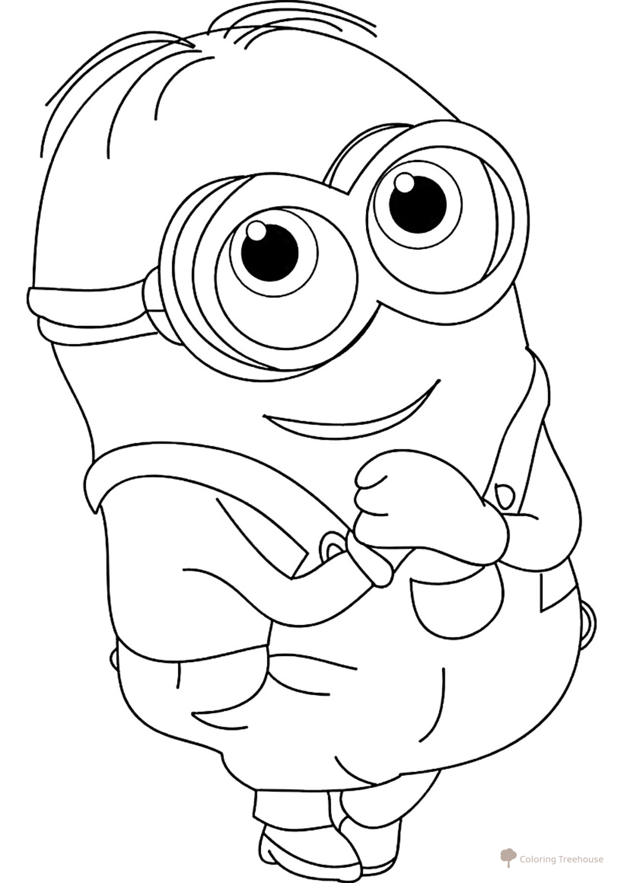 Minion pide perdón — página para colorear dibujo para colorear gratis de Colección de páginas para colorear de Minions