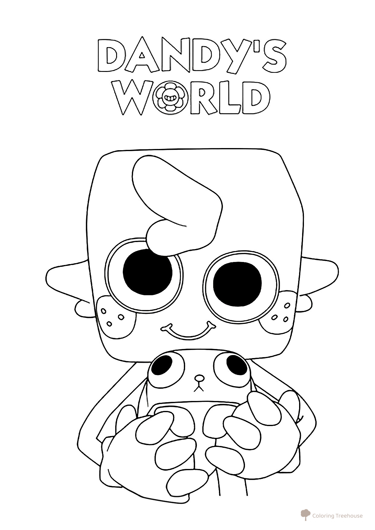 Página para colorear «Gub y Pebbl» dibujo para colorear gratis de Páginas para colorear — Mundo Dendy