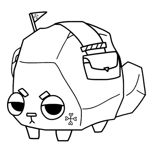 Cole from Dendy World Coloring Page free printable Dandy's World Coloring Pages coloring page