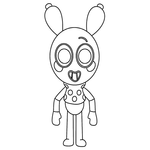 Dibujo para colorear «Lui del Mundo Dendy» dibujo para colorear gratis de Páginas para colorear — Mundo Dendy