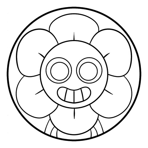 Dibujo para colorear «Retrato de Dendi» dibujo para colorear gratis de Páginas para colorear — Mundo Dendy