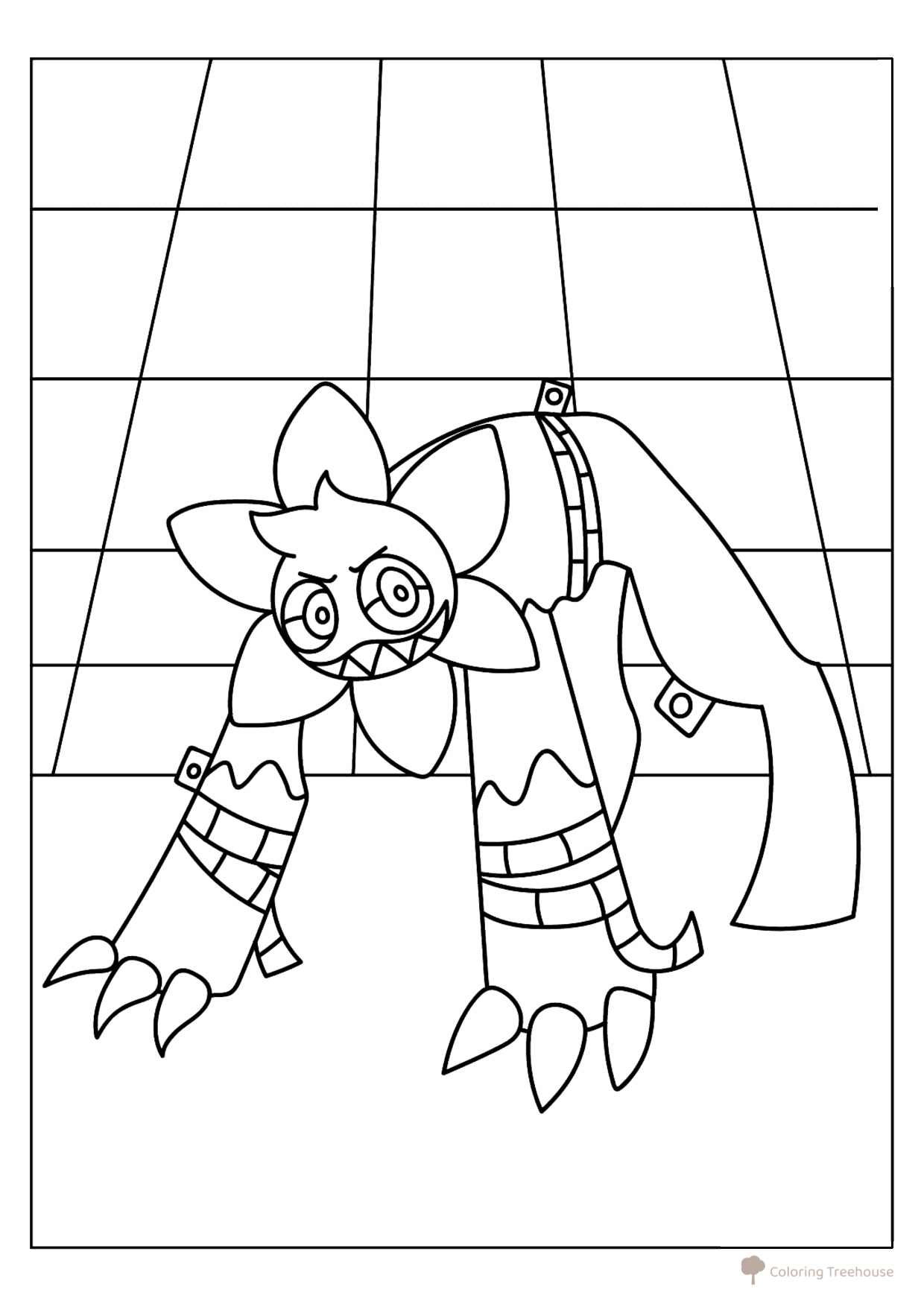 Páginas para colorear «Twisted Dendy» dibujo para colorear gratis de Páginas para colorear — Mundo Dendy