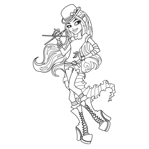 Página para colorear Bu-Lu Keroun dibujo para colorear gratis de Páginas para colorear Monster High