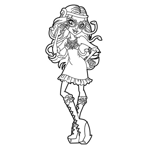 Página para colorear Vyperine Gorgon dibujo para colorear gratis de Páginas para colorear Monster High
