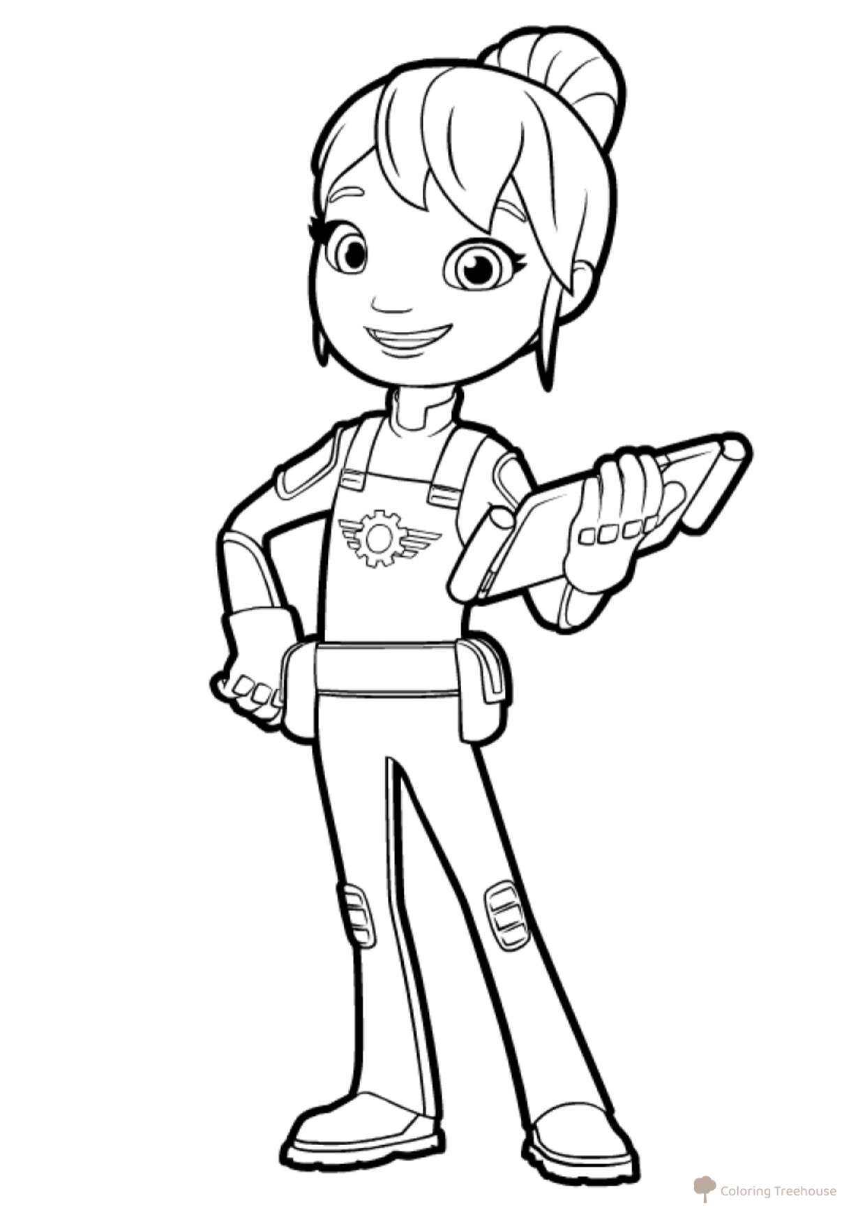 Página para colorear: Gebbi dibujo para colorear gratis de Páginas para colorear de Blaze y Monster Machines