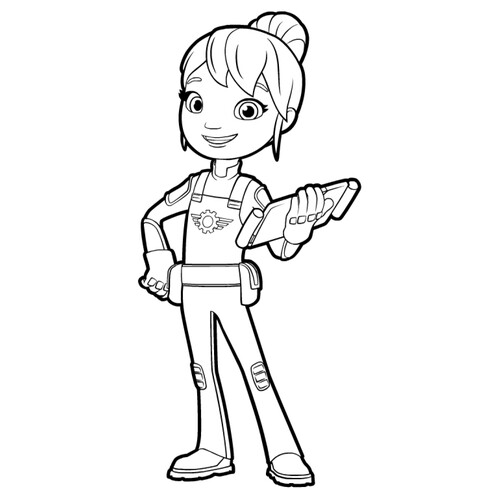 Gebbi Coloring Page free printable Blaze and the Monster Machines Coloring Pages coloring page