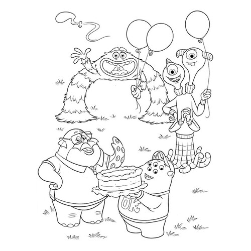 Monsters University Coloring Page free printable Monsters University Coloring Pages coloring page