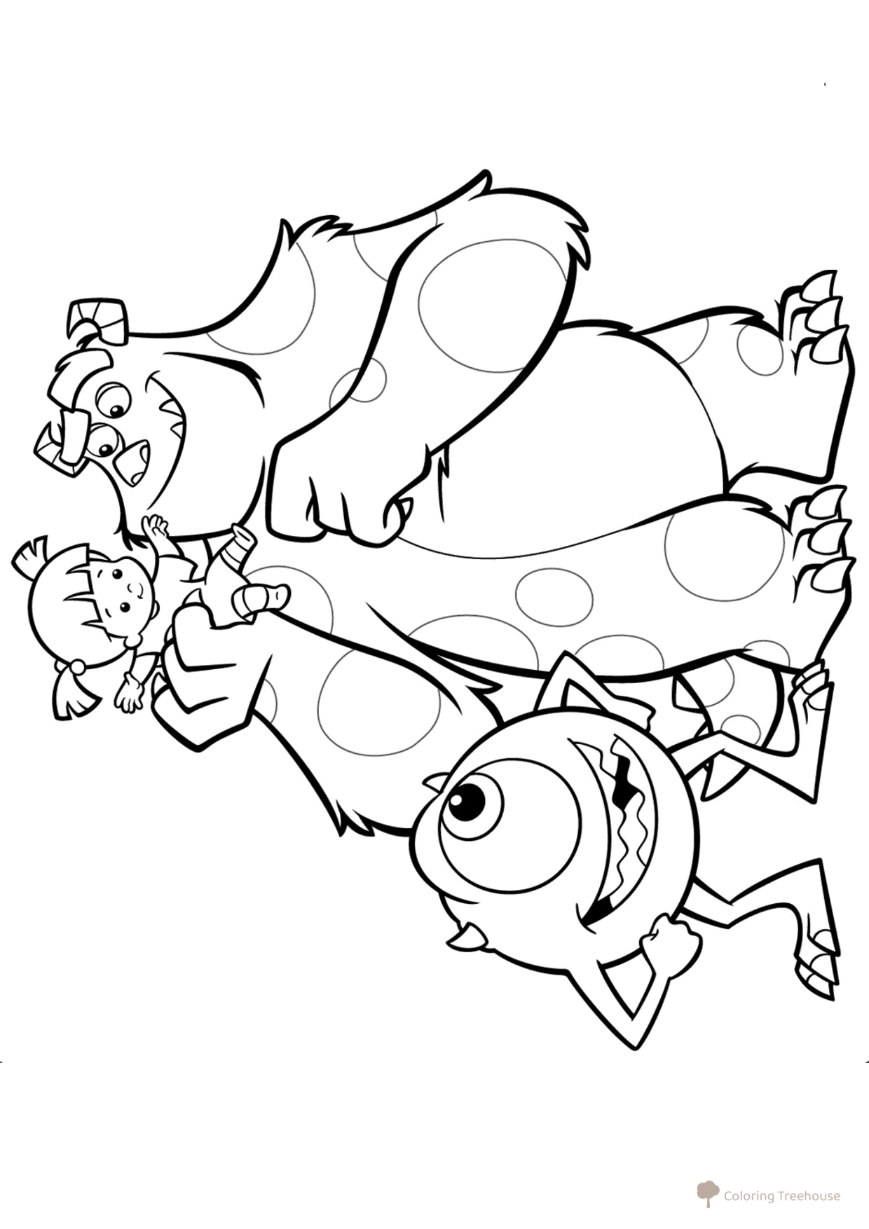 Monsters University Coloring Page free printable Monsters University Coloring Pages coloring page
